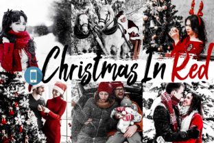 05 Christmas in Red Mobile Lightroom for Local Branding