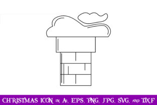 Chimney Christmas Icon for Festive Branding