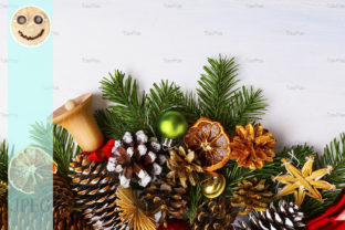 Christmas Background with Wooden for Holiday Projects