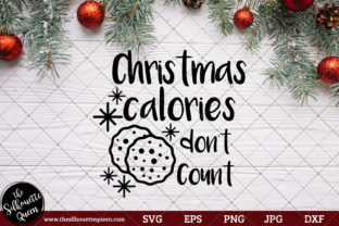 Christmas Calories Don’t Count Saying for Crafts