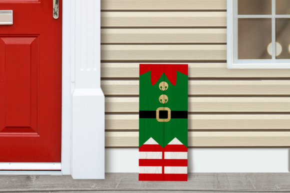 Christmas Elf Porch Sign for Crafts