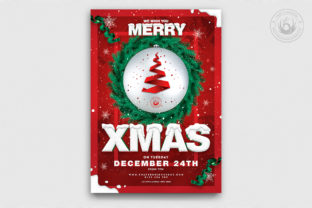 Christmas Eve Flyer Template V11: A Print Templates Gem for Seasonal Campaigns