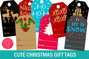 Christmas Gift Tags- Holiday Gift Tags for Crafts
