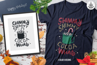 Christmas Hot Cocoa T-Shirt Print Templates
