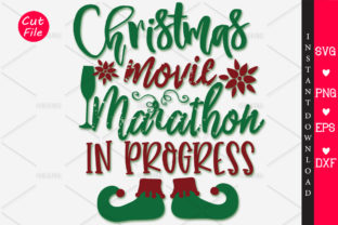 Christmas Movie Marathon in Progress Crafts