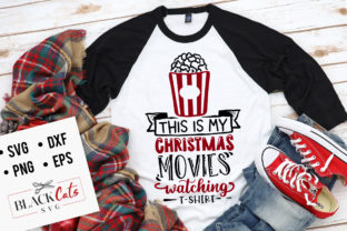Christmas Movie Watching Svg for Crafts