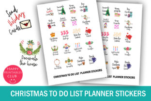 Christmas to Do List Planner Stickers - Crafts