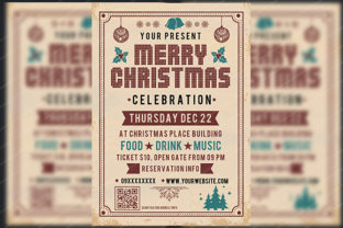 Christmas Vintage Print Templates