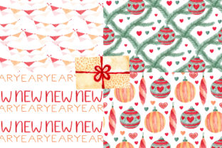 Christmas Watercolor Patterns