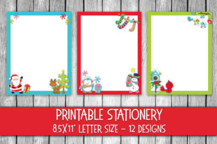 Cute Christmas Stationery for Crafts