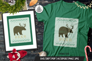 Funny Christmas Print T-Shirt Sweater