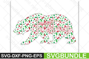 Merry Christmas Bear for Crafts