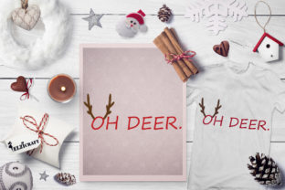 Oh Deer, Christmas Reindeer, Oh Dear for Crafts