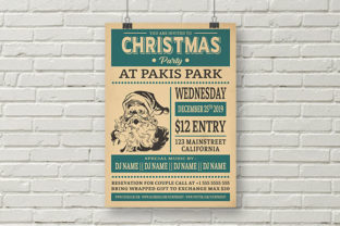 Retro Christmas Bash Flyer Template