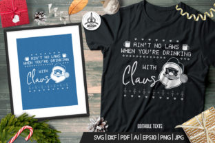 Santa Christmas Ugly Print Template for Festive Branding